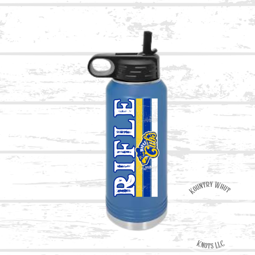 Rifle Cubs Water Bottle