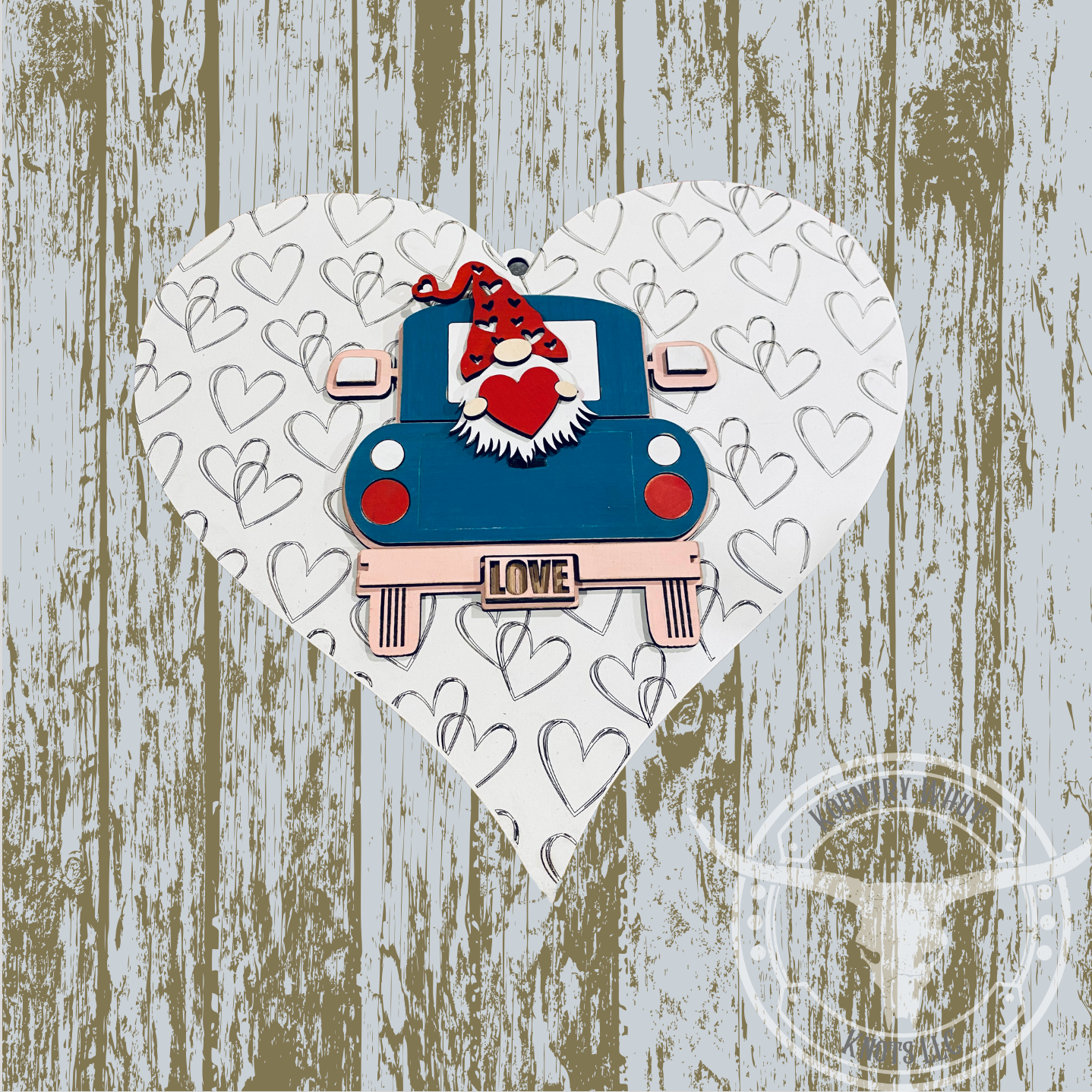 Truck/Heart Door hanger