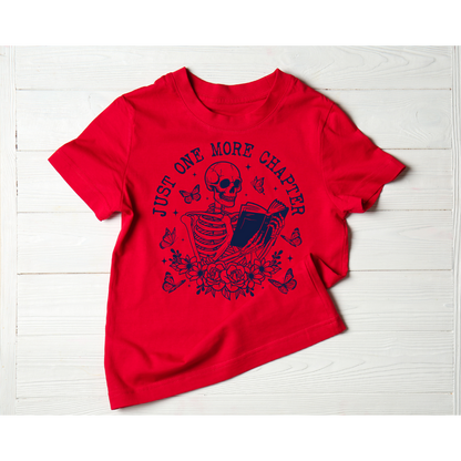 Just One More Chapter short sleeved t-shirt