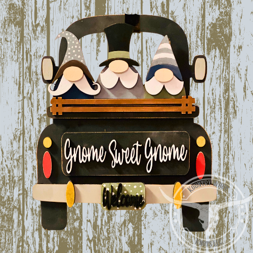 Interchangeable Truck Gnome Sweet Gnome Insert