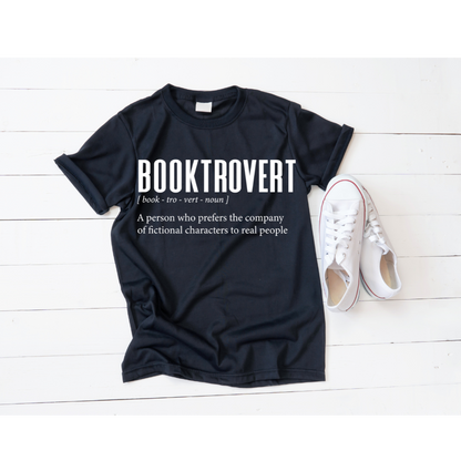 Booktrovert short sleeved t-shirt
