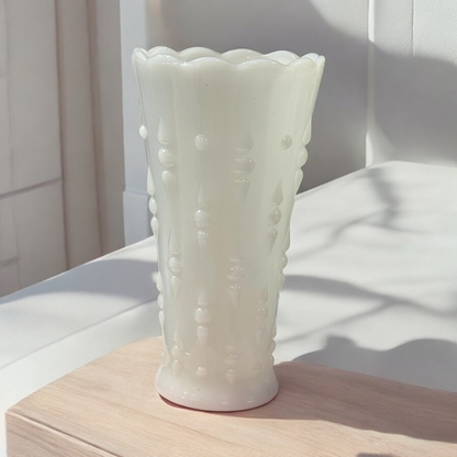 Vintage Milk Glass Vase