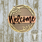 Welcome w/Ivy Door hanger